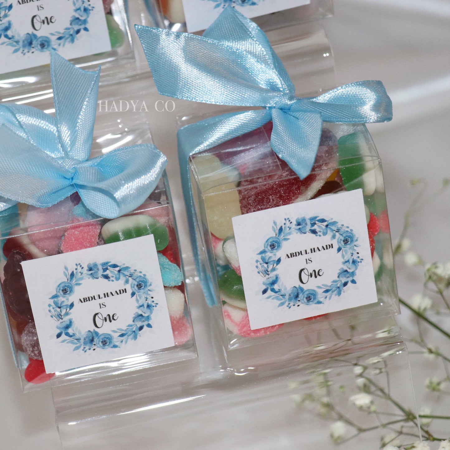 Candy Cubes - Baby Edition - Baby Favours for a Birthday/ Aqiqah/Baby Shower/ Christening/ Baby gifts |Halal Sweets by Hadya Co