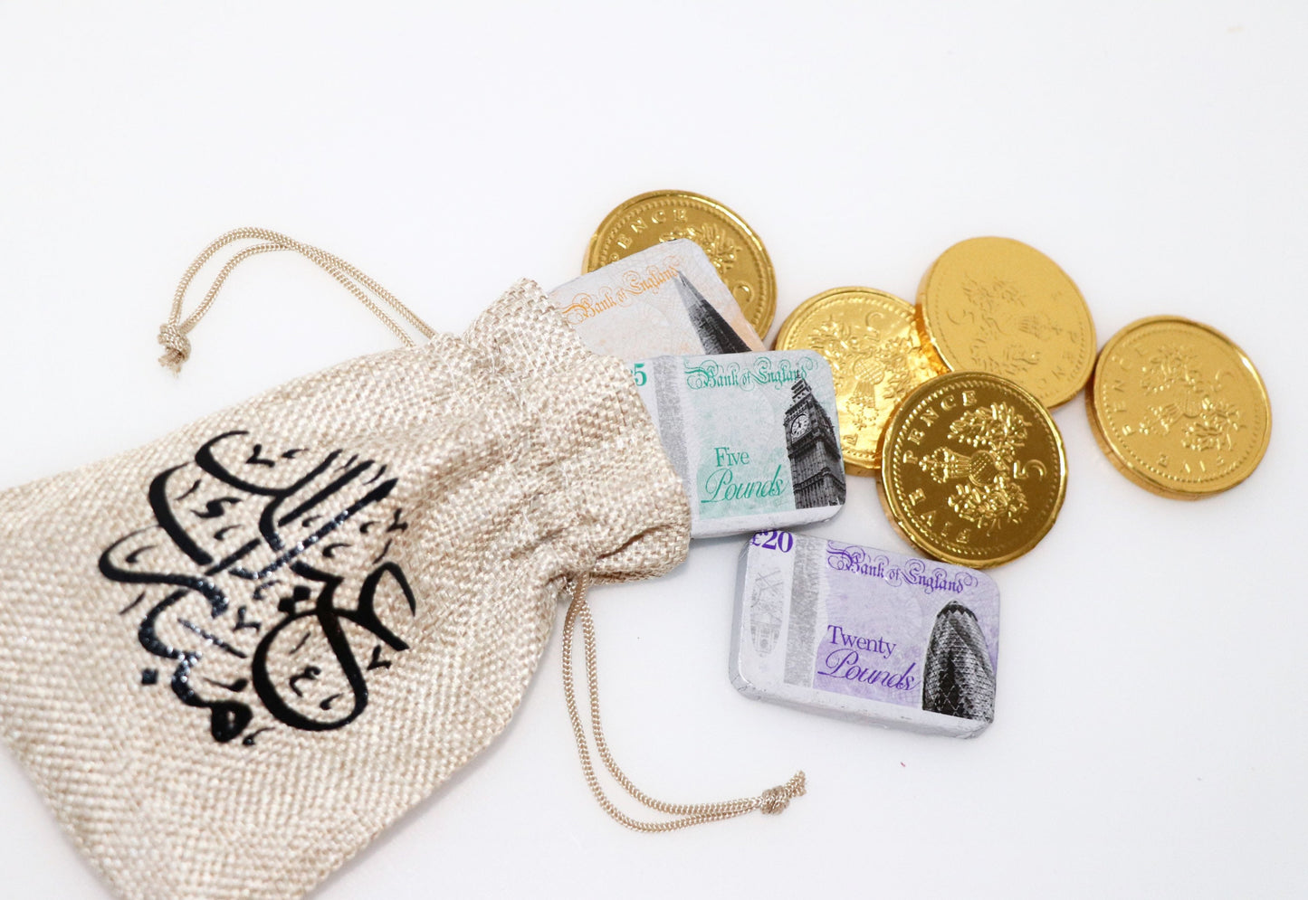 Ramadan and Eid Mubarak Favour Bags - Jute Bags | Can be Personalised