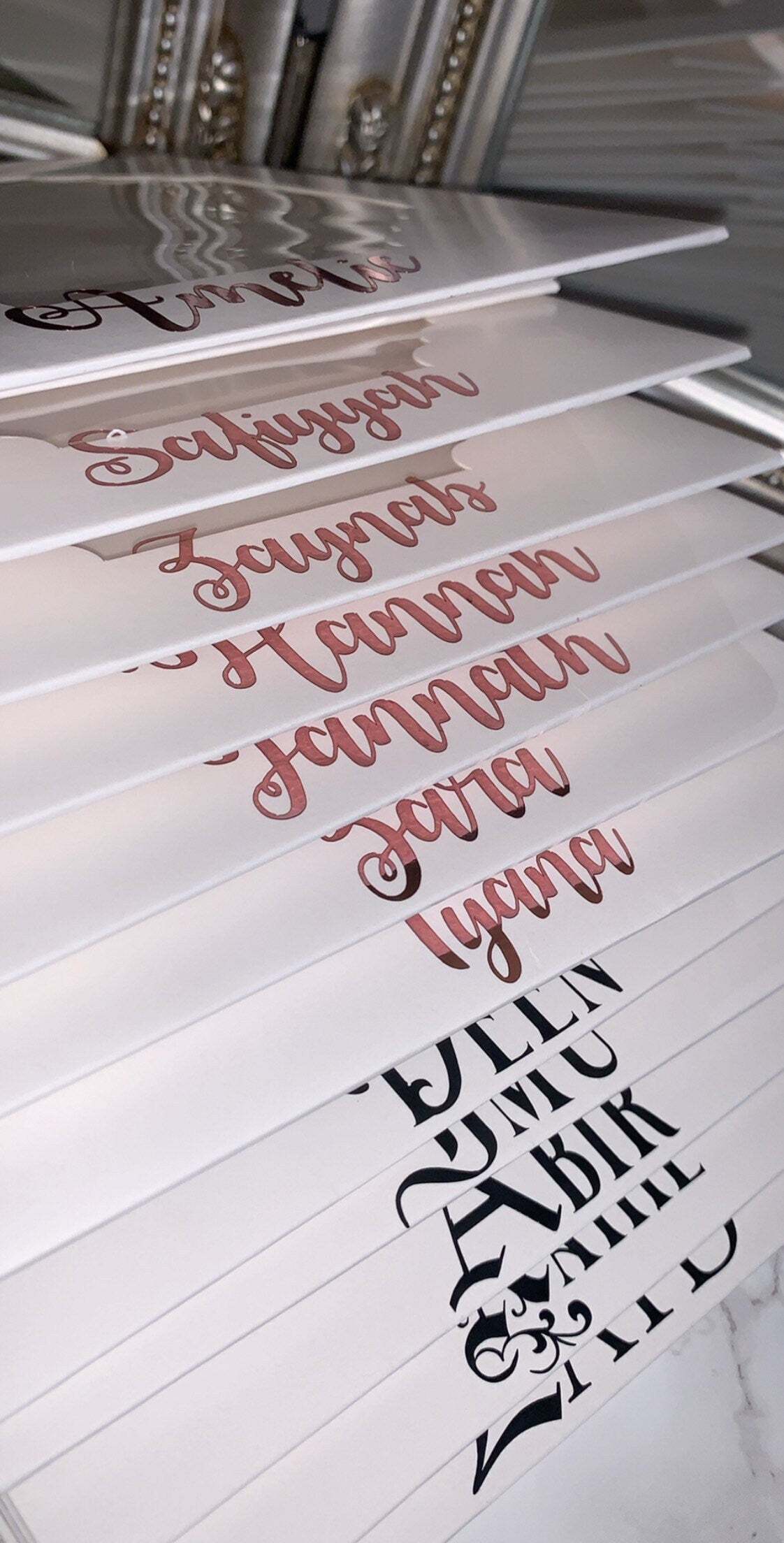 Vinyl Decal Stickers Label Stickers - Perfect for Household items, Weddings, Bridesmaids, Giftboxes | by Hadya Co