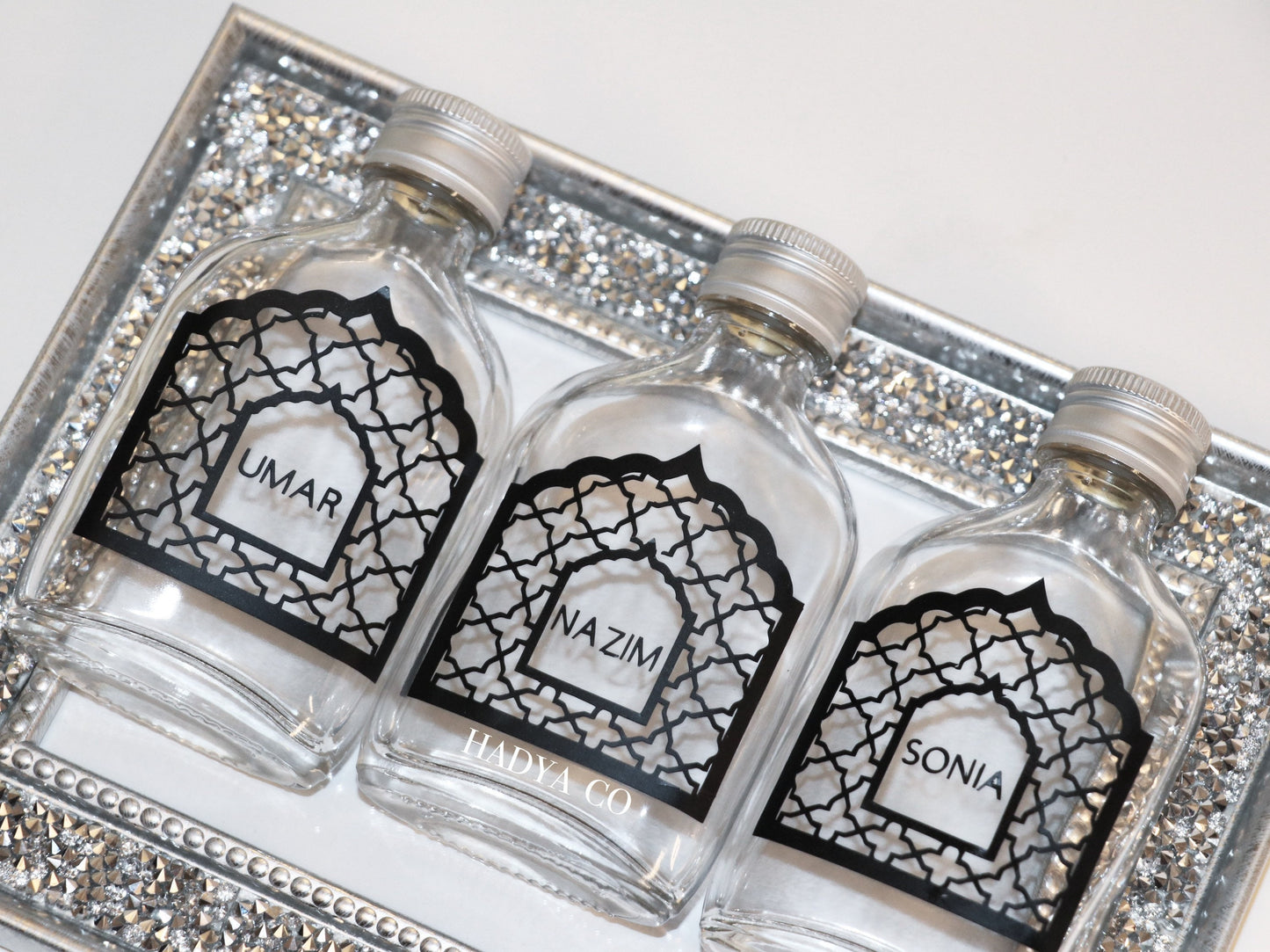 Personalised Zam Zam Bottle Favours - Perfect for Weddings, Nikkah, Aqiqah, Jalsa, Umrah, Ramadan, or Eid (Islamic Gifts) | by Hadya Co