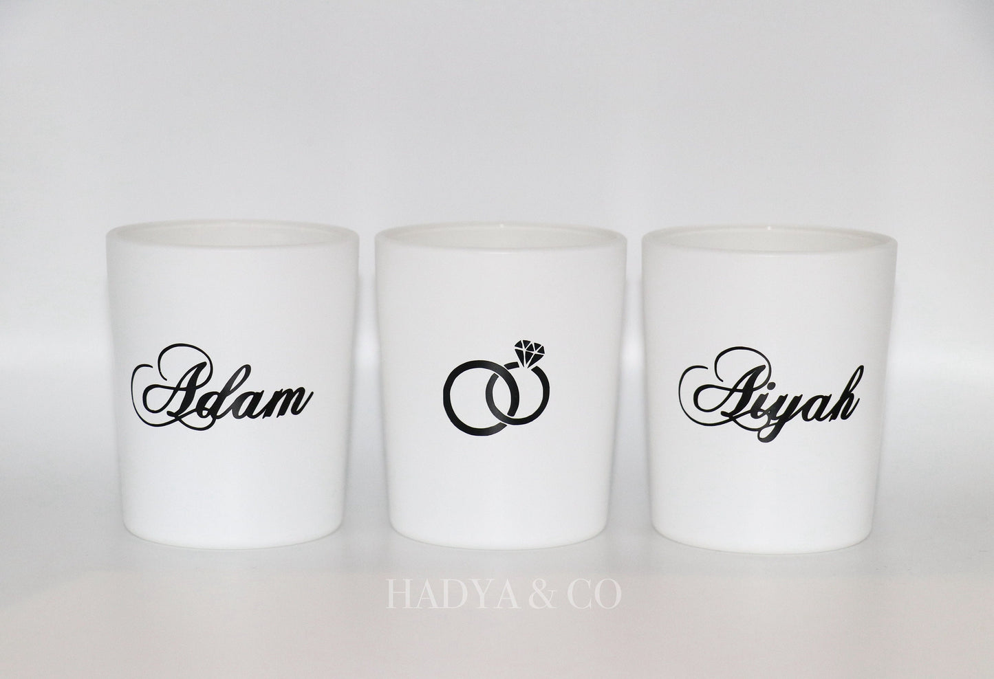 Luxury Wedding Couple Candle Giftset - Oud Candles