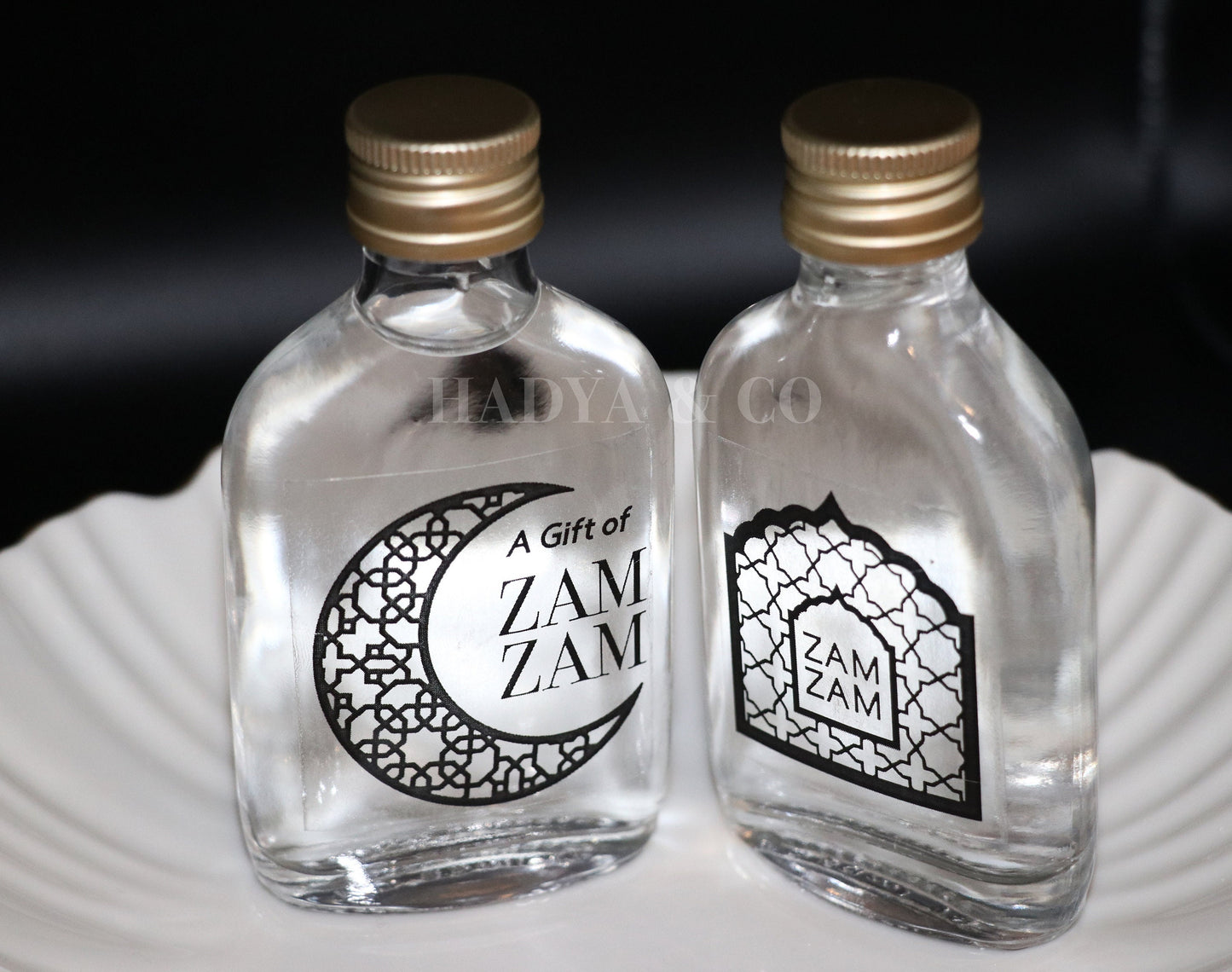 Zam Zam Bottle Favours - Perfect for Weddings, Nikkah, Aqiqah, Jalsa, Umrah, Hajj, Ramadan, Eid (Islamic Gifts)