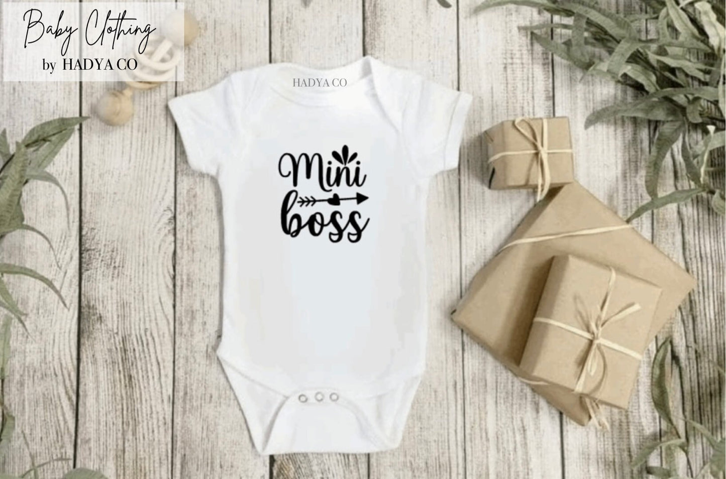 Personalised Baby Vest Gift - Babygrow | Bodysuit | Newborn gifts | Pregnancy Announcement | Unisex - Baby clothing by Hadya Co