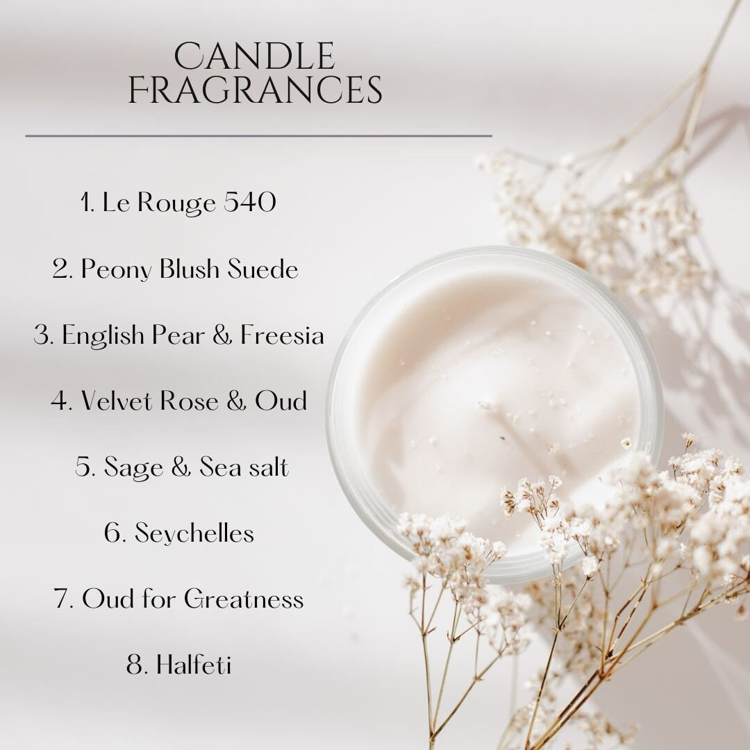 Luxury Personalised Candle - Birthday, Wedding, Christmas, Home - Scented Candle