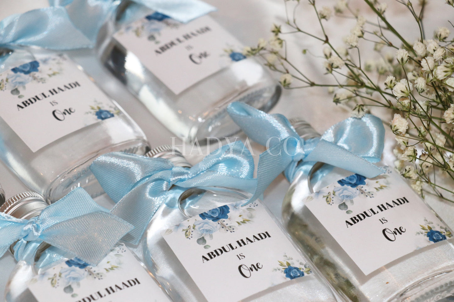 Baby Zam Zam Bottle Favours - Perfect an Aqiqah, Baby Gift Hamper, Birthday, Baby boy/ baby girl Announcement (Islamic Gifts) | by Hadya Co