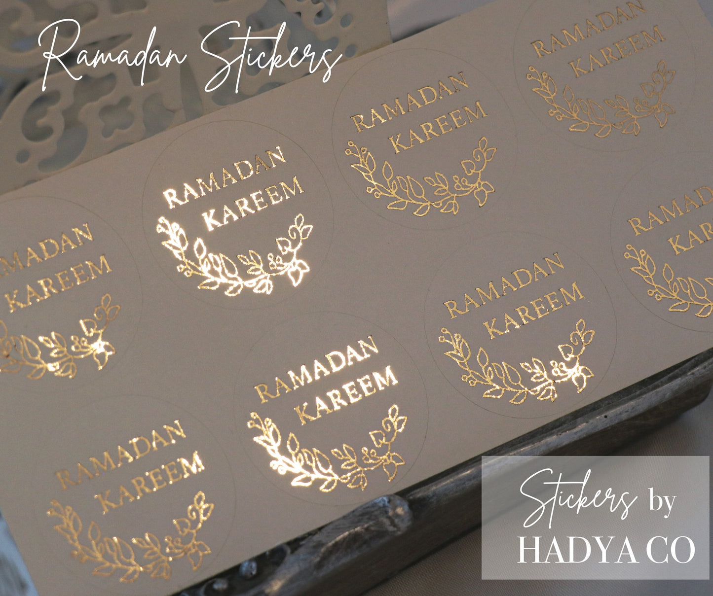 Ramadan/Eid Stickers - Perfect for Gifts | Businesses | Iftar Packs | Ramadan Gift | Eid Gift Ideas 2022 Edition