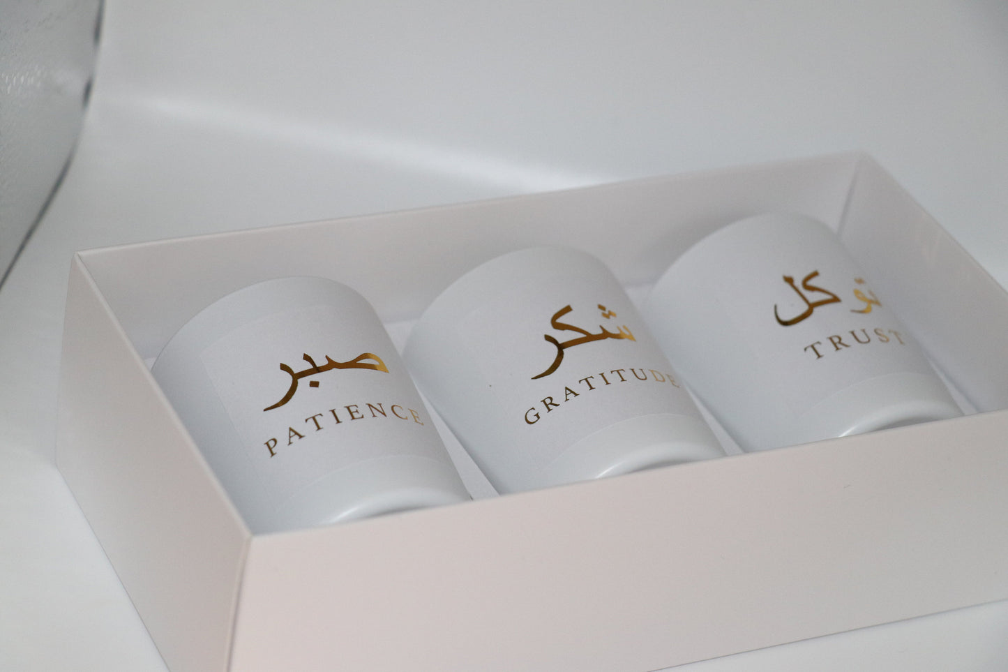 Trio Candle Giftset - Sabr, Shukr, Tawakkul