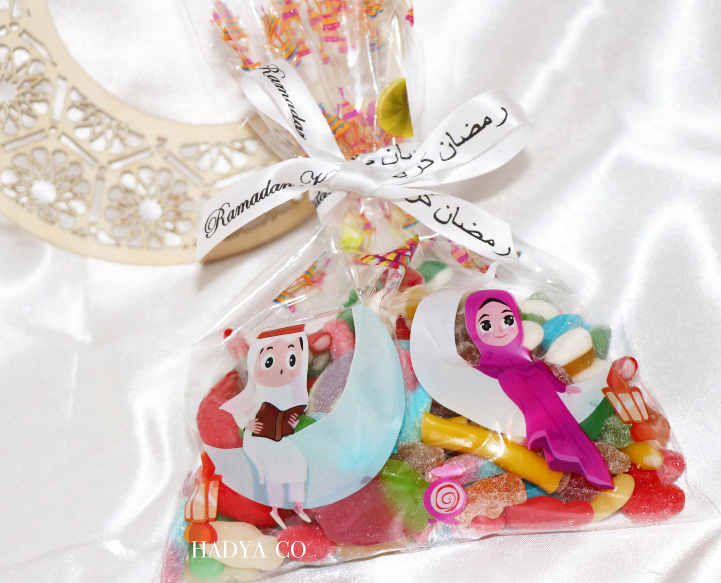 Mini Sheikh & Muslimah Kids Sweet Bags - Filled with Halal Sweets | Islamic Gifts, Madrasah Gifts | HMC sweets | Eid Ramadan Children Gifts