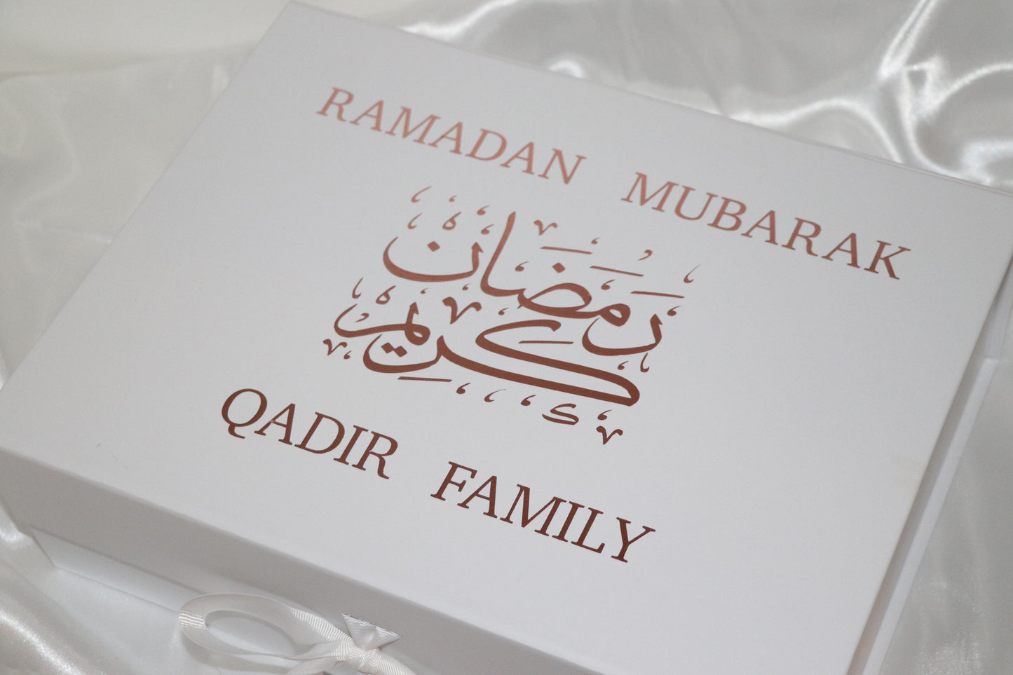 Ramadan Deluxe Hamper for Iftaar with Halal Sweets, Macaroons, Zam Zam Water, Chocolate Dates, After Iftar Treats | by Hadya Co