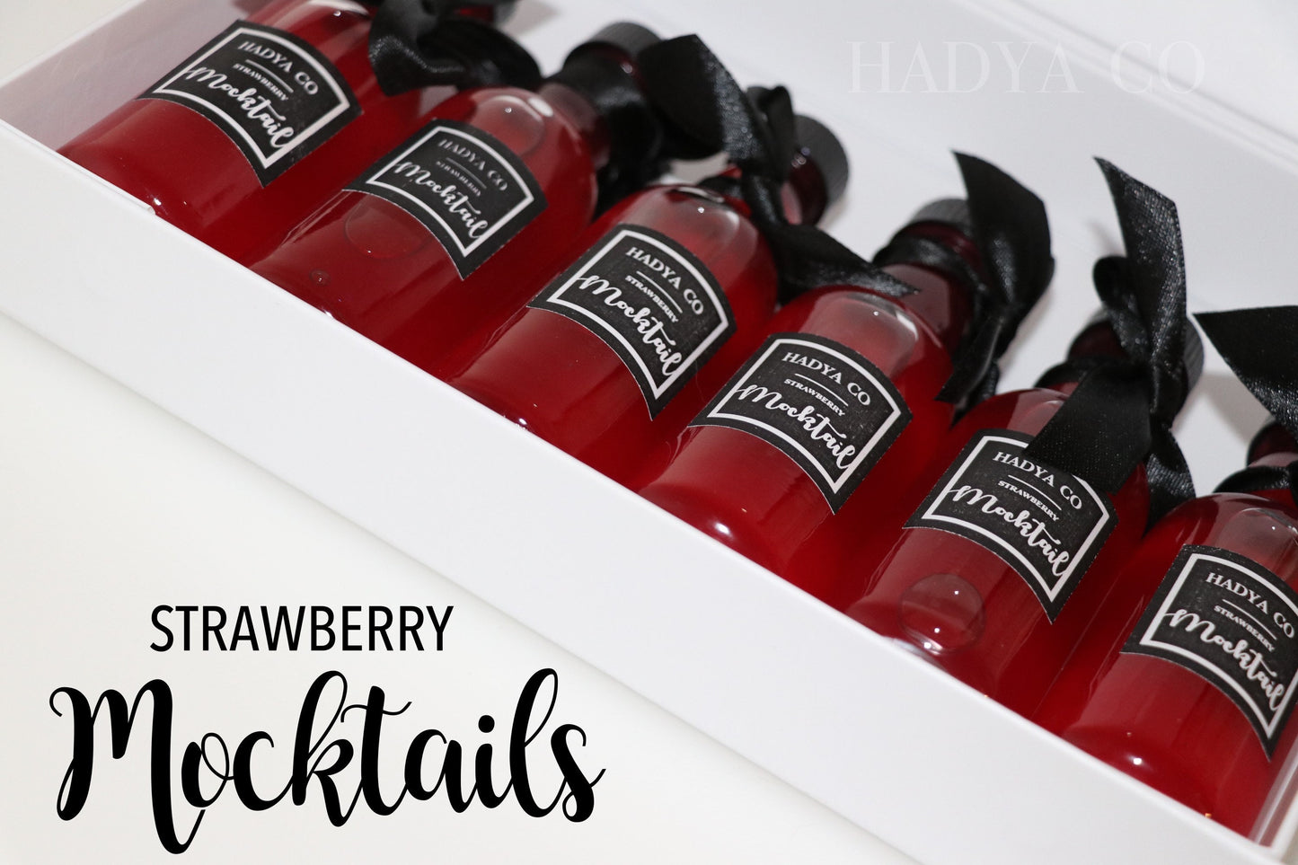 Mini Mocktails (Non Alcoholic Beverage) ~ Perfect Favours for Weddings, Birthday, Nikkah, Engagement party, Aqiqah, Bridesmaid, Ramadan, Eid
