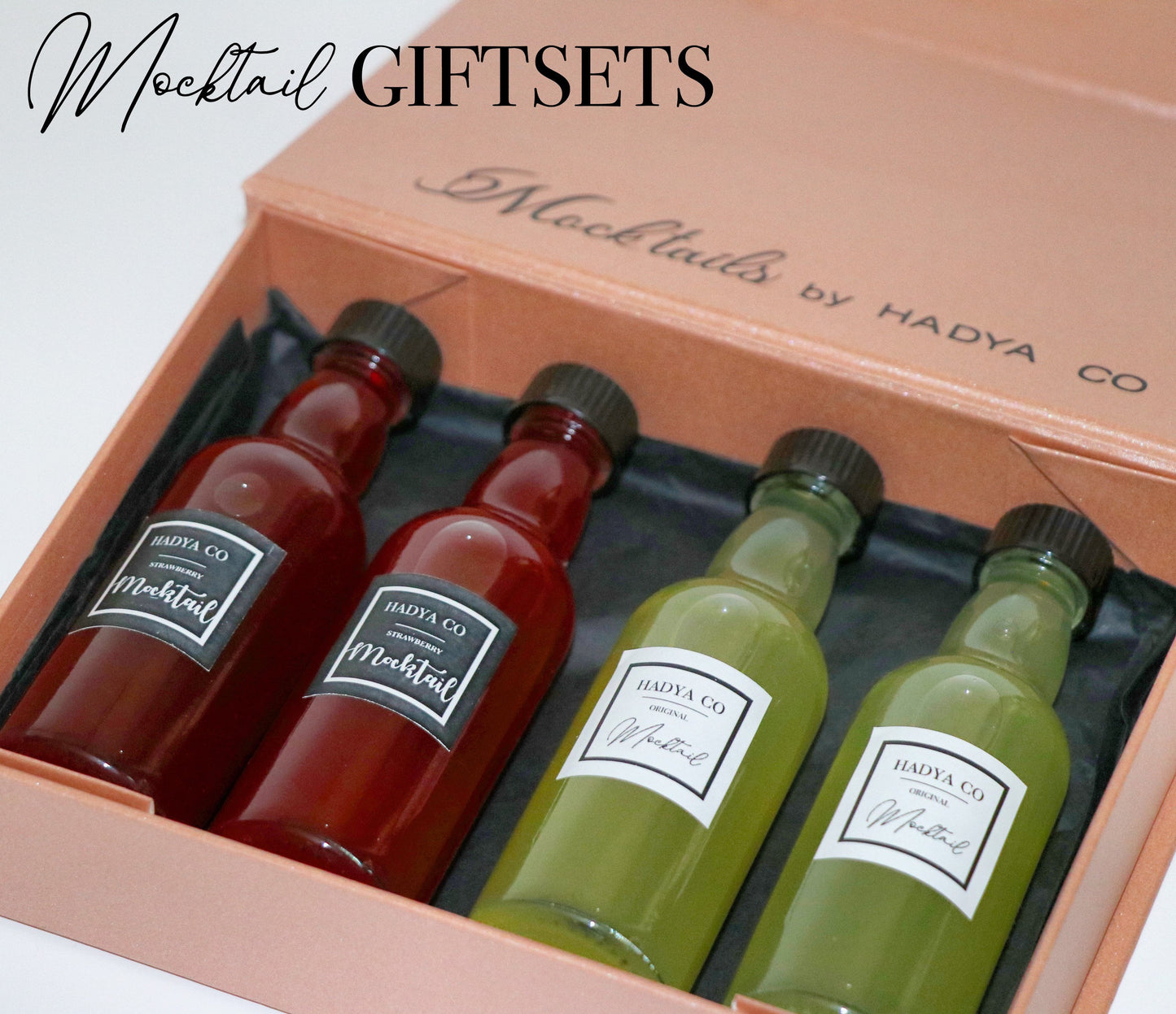 Mini Mocktails (Non Alcoholic Beverage) ~ Perfect Favours for Weddings, Birthday, Nikkah, Engagement party, Aqiqah, Bridesmaid, Hen Party