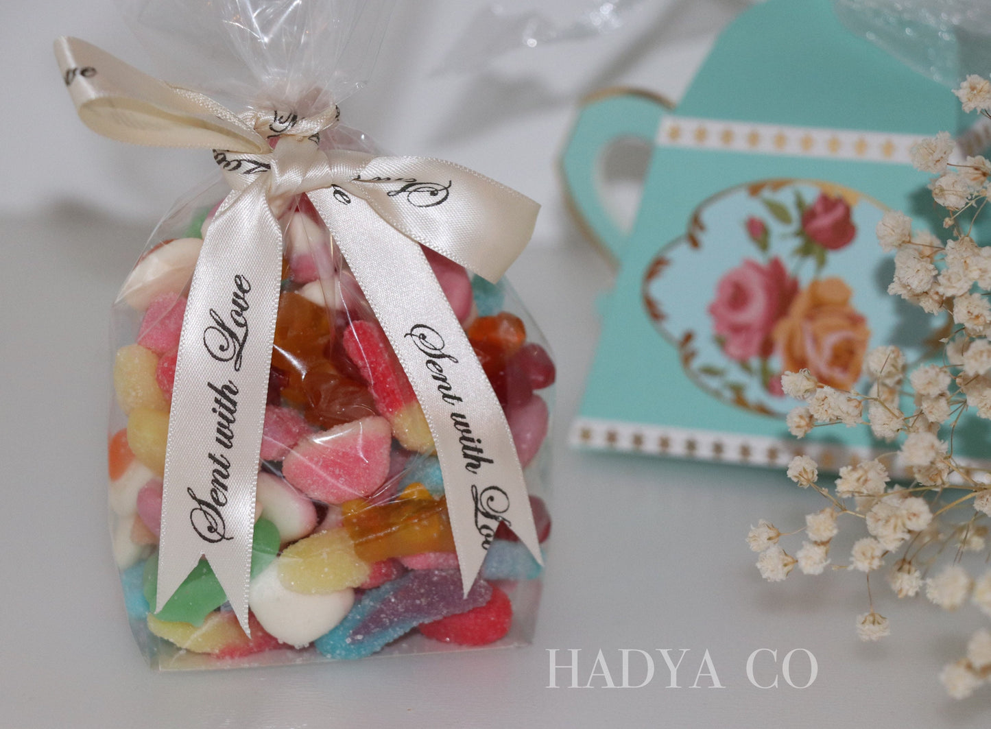 Personalised Sweets Pouch (Halal, HMC) | Sweet Bags, Party Favours, Ramadan, Eid, Nikkah, Baby Shower, Aqiqah, Wedding, Islamic Gifts