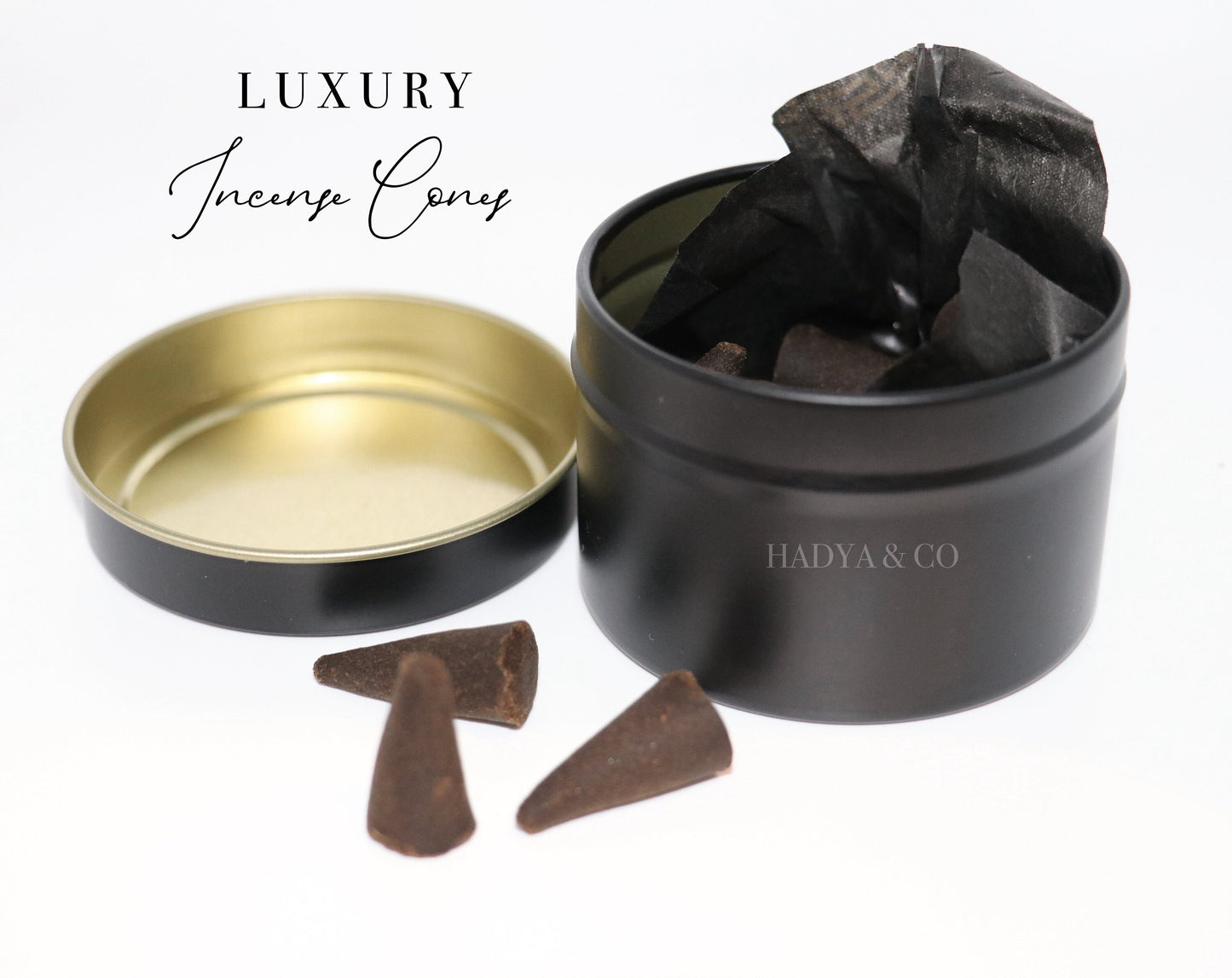 Luxury Incense Agarwood Cones by EMIRATI - Oud Incense Cones - Home Fragrance