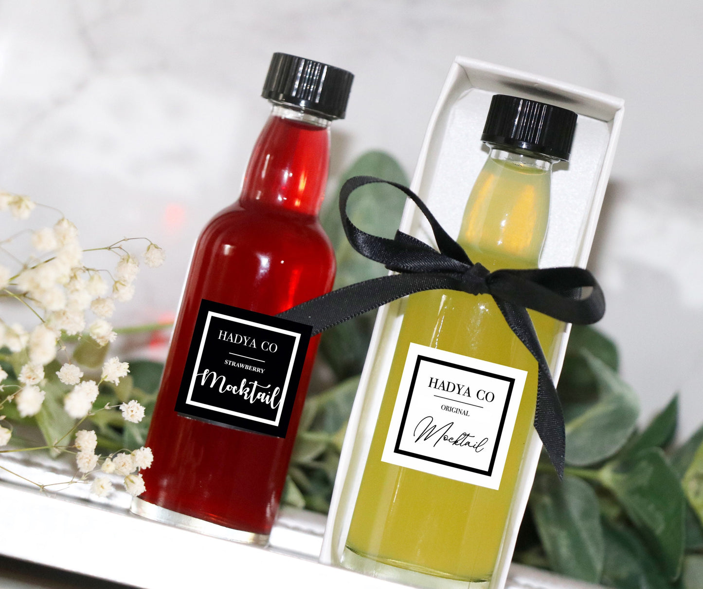 Mini Mocktails (Non Alcoholic Beverage) ~ Perfect Favours for Weddings, Birthday, Nikkah, Engagement party, Aqiqah, Bridesmaid, Hen Party
