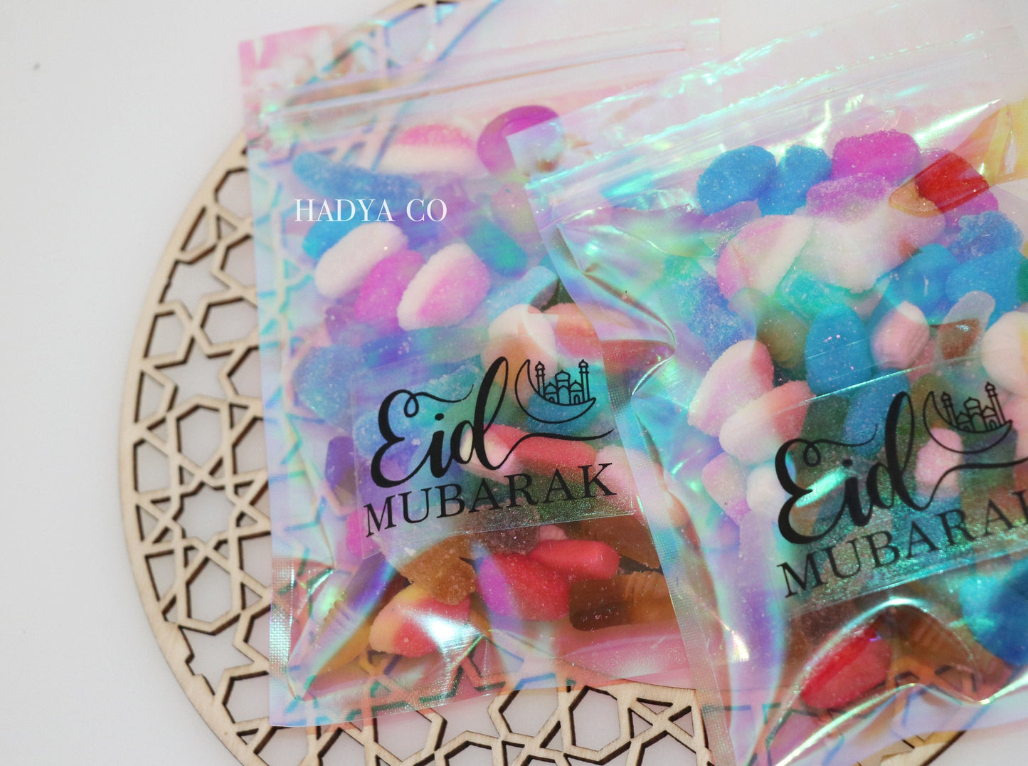 Ramadan/Eid Sweets Pouch (Halal, HMC) | Islamic Gifts, After Iftar Ramadan Sweets Treats Bag, Eid Favours | Candy, Halal Sweets by Hadya Co