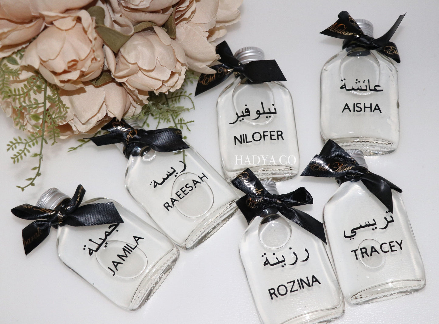 Personalised Zam Zam Bottle Favours - Perfect for Weddings, Nikkah, Aqiqah, Jalsa, Umrah, Ramadan, or Eid (Islamic Gifts) | by Hadya Co