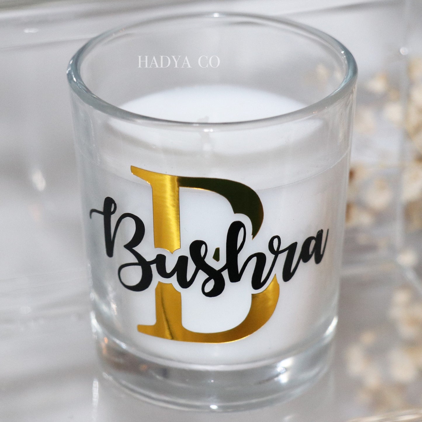 Personalised Candle Gift Favours- Add Any Name with a Gift Box | Birthday, Bridesmaid, Bride, Wedding Favours, Party Favours or Any Occasion