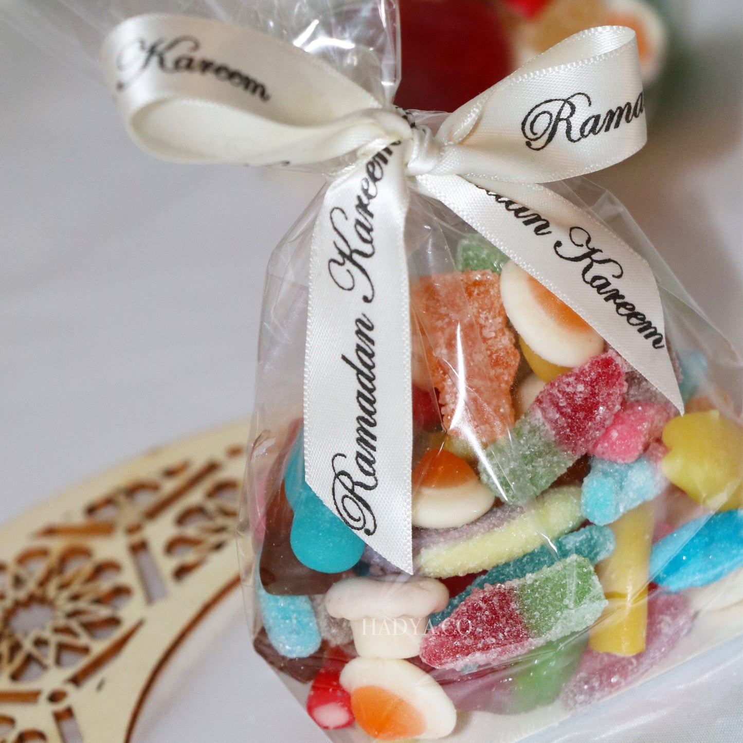 Personalised Sweets Pouch (Halal, HMC) | Sweet Bags, Party Favours, Ramadan, Eid, Nikkah, Baby Shower, Aqiqah, Wedding, Islamic Gifts
