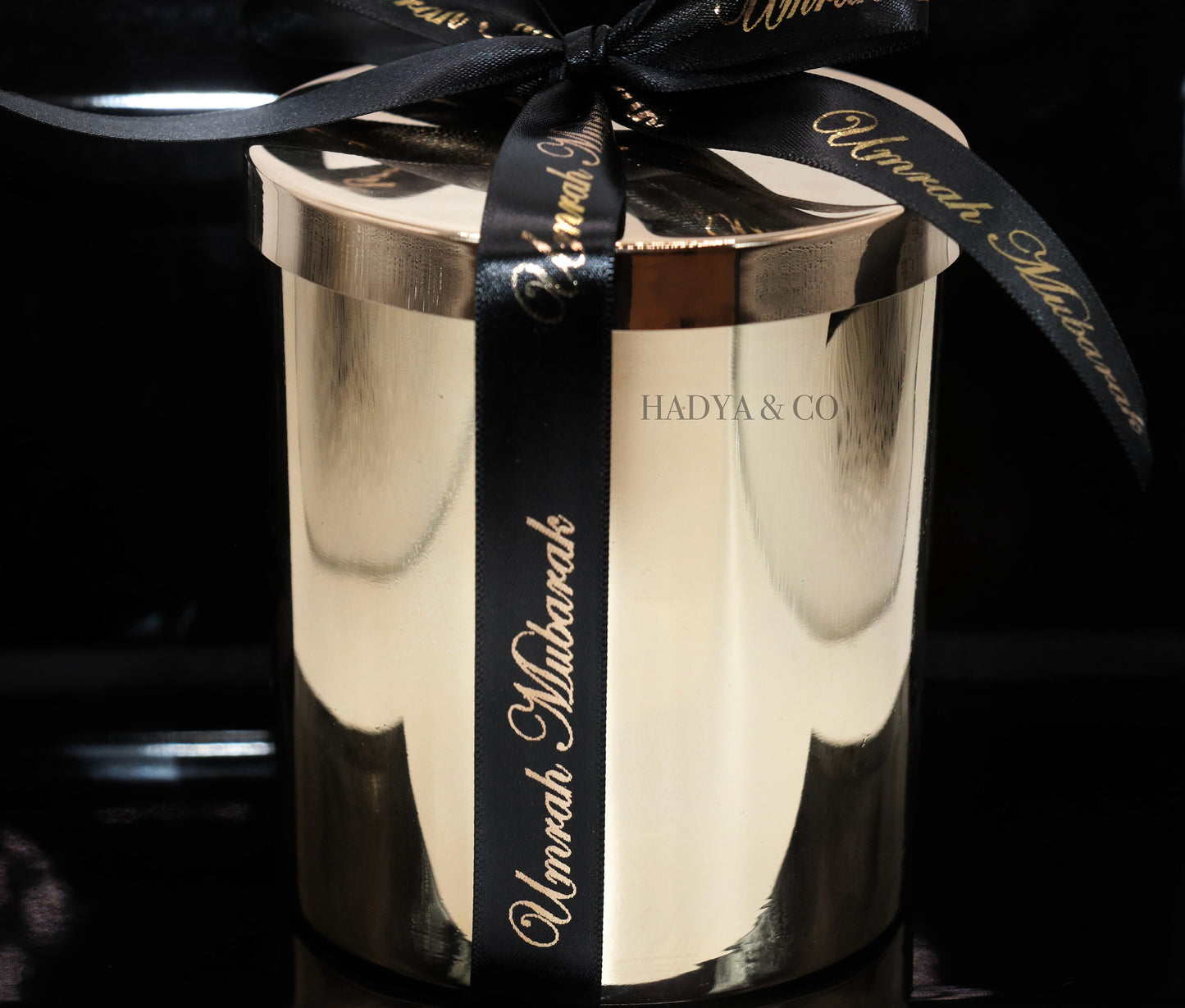 Luxury Gold Candle Gift for Umrah and Hajj - Oud Candle - Islamic Gift