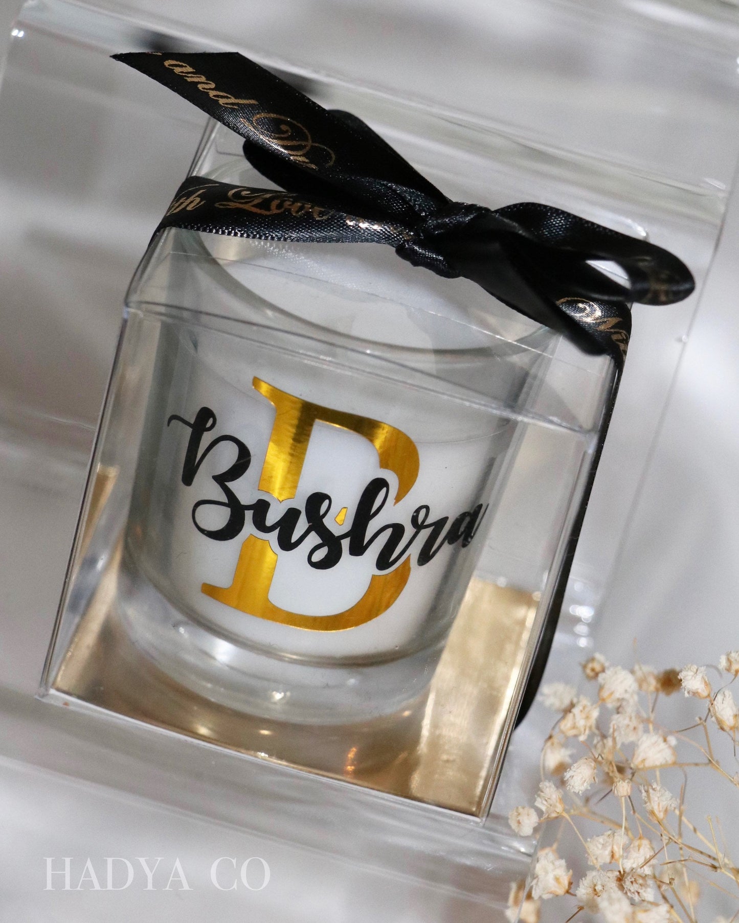 Personalised Candle Gift Favours- Add Any Name with a Gift Box | Birthday, Bridesmaid, Bride, Wedding Favours, Party Favours or Any Occasion